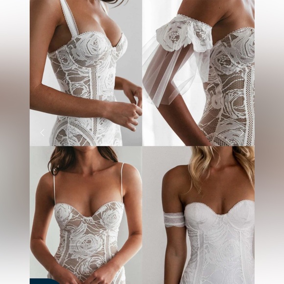 Grace Loves Lace - Palm Wedding Dress -Chai Lining - medium - Picture 5 of 10